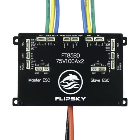 Flipsky FT85bd ESC kontroler s aluminijskim kućištem za električni skateboard, bicikl, skuter ili motocikl KROXNE - 1  