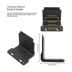 Modificirana zadebljana aluminijska pregrada protiv sudara bokobrana za Dualtron Thunder, Victor, Achilles, DT3 Minimotors - 14 
