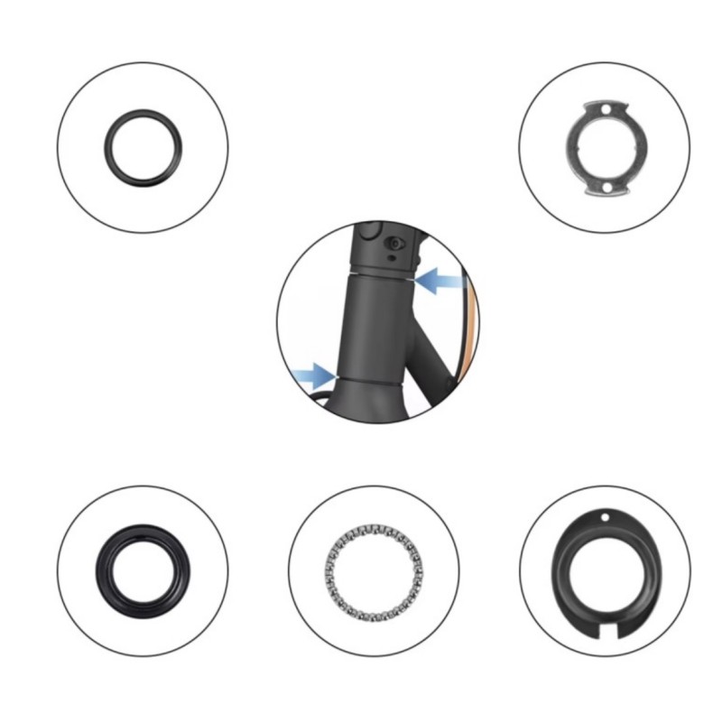 Kit de direção e rolamentos para Segway F2, F2 Plus, F2 Pro ou similar Segway - Ninebot - 1 Compatível com Segway F2, F2 Plus, F