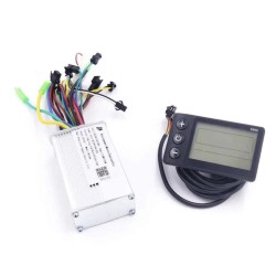 Kit display e controlador 24v, 36v, 48v para motor 250w, 350w, 500w, e-bike, scooter elétrico, patinete elétrico  - 1  