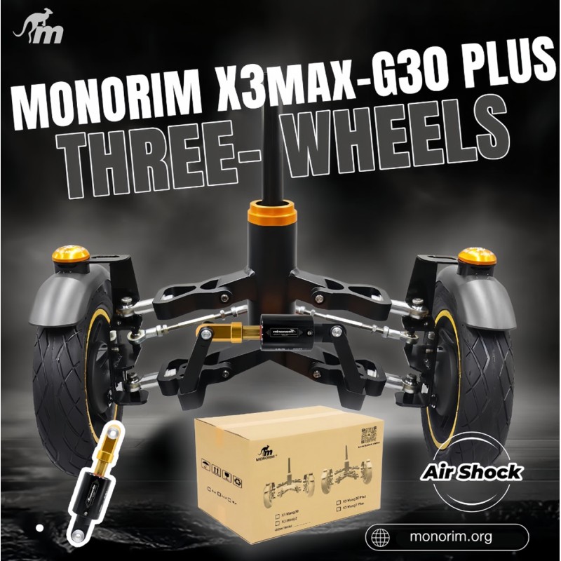 Suspensao dianteira dupla Monorim X3 Max Air para Ninebot Max G30 & scooters similares – Reposição & amortecedor Monorim - 7  