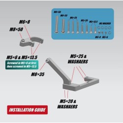 Amortiguador de direccion para Ausom DT2 Pro, L2, L2 Max, Kugoo F3 Plus o similar  - 8 
Compatibilidad: diseñado para Ausom DT2 