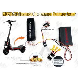 External battery for Segway ZT3 Pro 48V 13.5Ah MBp48-ZT3 | Extended range  - 1  