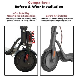 Suspension delantera Monorim MV0 para Navee  V25 V40 V50, mejora confort, control y estabilidad  - 10  
