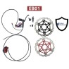 Komplet Monorim EB01 4-stempel hydraulisk bremsesæt - håndtag, kaliber, kabel og bremseskive Monorim - 6 Komplet Monorim EB01 4-