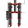 Suspensao dianteira Monorim MD0 Coil Spring 490mm x 165mm  - 3 
Compatibilidade: Monorim MD0 Coil Spring 490mm x 165mm para mont