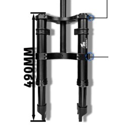 Framfjaedring Monorim MD0 Coil Spring 490mm x 165mm  - 4 
Passform: Monorim MD0 Coil Spring 490mm x 165mm foer kompatibla byggen