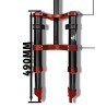 Monorim MD0 Air Hydraulic frontfjæring 490mm x 165mm  - 5 
Kompatibilitet: for kompatible Monorim MD0 frontgaffel-oppsett; sjekk