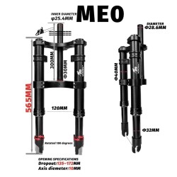 Perednia pidviska Monorim ME0 Coil spring version 565mm x 165mm  - 1 
Sumisnist: ME0 Coil Spring 565mm x 165mm dlia sumisnykh kr