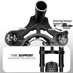 Suspensie fata Monorim MD0 Dual Air Version 490mm x 165mm  - 7 
Compatibilitate: pentru configuratii cu dimensiune 490mm x 165mm