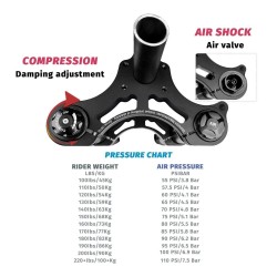 Suspensão dianteira Monorim MD0-Super73Z para e-bike Super73 Z  - 9 
Compatibilidade: suspensão dianteira Monorim MD0-Super73Z p
