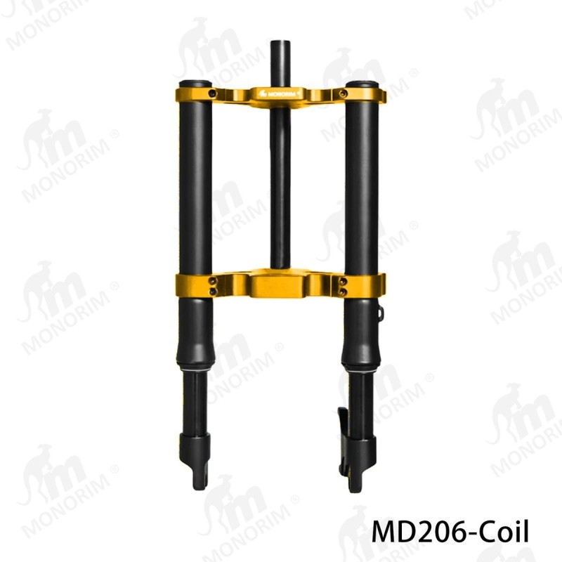 Monorim MD206 Coil Spring frontfjaring 490mm x 206mm  - 5 
Kompatibilitet: Monorim MD206 Coil Spring frontfjaring 490mm x 206mm,