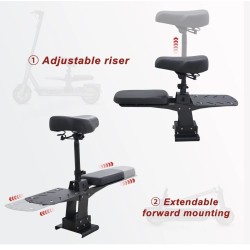 Asiento Monorim SCMAX-G2 para patinetes Segway Max G2 y G65  - 6  