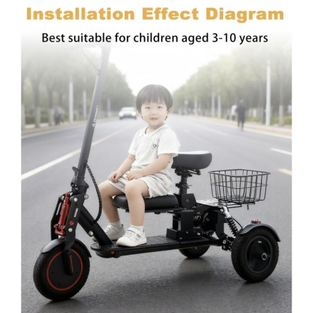 Siège Monorim SC-Mi123 pour trottinettes Xiaomi m365 Pro Pro2 Mi3 1S Essential  - 1  