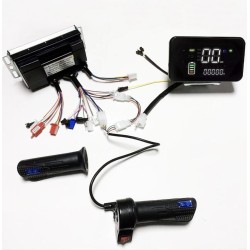 Brushless sine wave motor controller kit 48V 84V 50A 3000W with throttle and display  - 2 Product list

50A controller + 1 throt