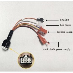 Synusoidalnyi brushless motor kontroler kit 48V 84V 50A 3000W z akseleratorom ta ekranom  - 15 Spysok produktiv

Kontroler 50A +