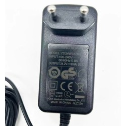 Zariadnyi prylad dlia pylososu 34.2V 0.6A (ZD24W342060EU)  - 1 Sumisnist 34.2V 0.6A: dlia pylososiv z tsymy parametramy.Stabilna