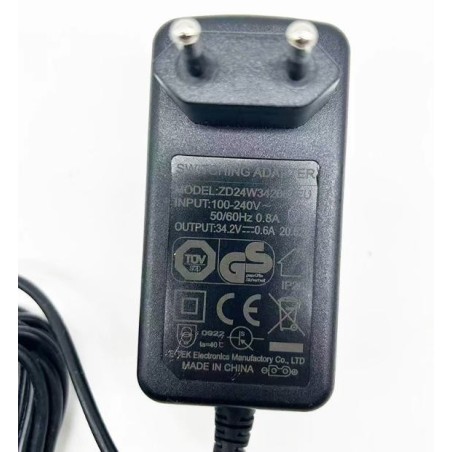 Incarcator aspirator 34,2V 0,6A (ZD24W342060EU)  - 1 Compatibil 34,2V 0,6A: pentru aspiratoare cu aceste specificatii.Incarcare 