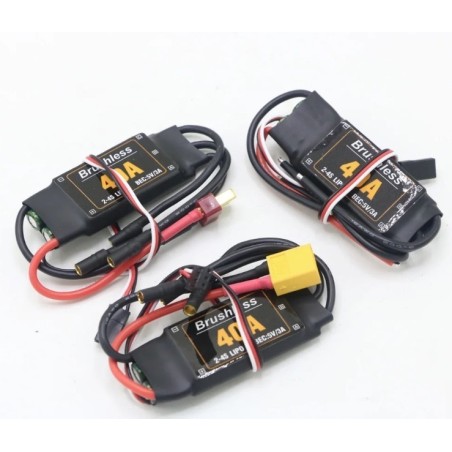 Controladora de velocidad 40A 2-4S con 5V 3A UBEC para RC FPV Quadcopter RC aviones helicóptero Mitoot  - 5  
