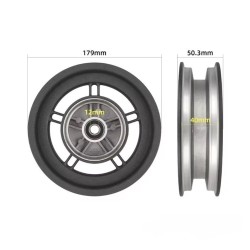 Roda dianteira para scooters elétricas Xiaomi 5 Max, 5 Pro, Elite e 5. Xiaomi - 11  