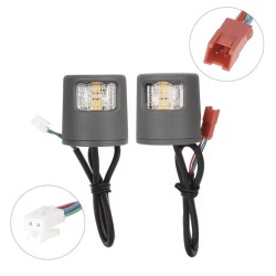LED migachi za trotinetka Xiaomi 5/5 Pro/5 Plus/5 Max ili podoben - komplekt signalizatsiya i bezopasnost  - 1 
Yasna savmestimo