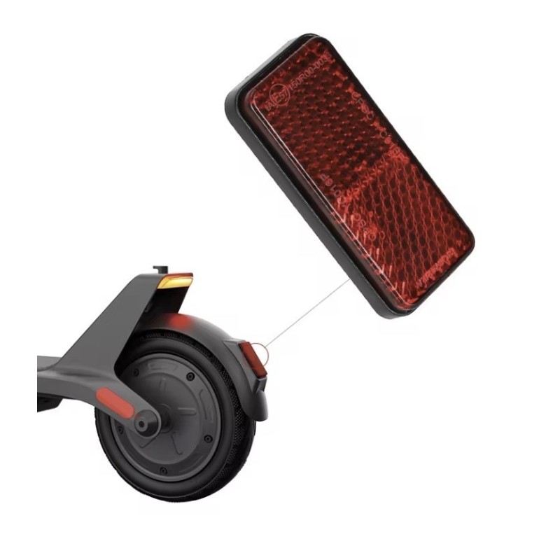 Reflector del guardabarros trasero para patinete Xiaomi 4 Lite 2nd Gen  - 1 Compatibilidad: para guardabarros trasero de patinet