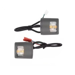 LED flashing lights for Xiaomi 4 Lite 2nd gen scooter or similar - signaling and safety kit  - 3  