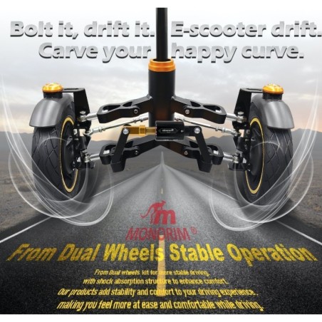 Monorim X3 Max Air dual front wheel suspension for Ninebot Max G2: zapchast i amortizator Monorim - 1 Sovmestima s Ninebot Max G