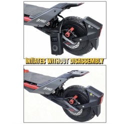 Amortizor cu aer Monorim MZR3 Pro pentru trotineta electrica Segway ZT3 145mm si 165mm  - 6  