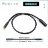 Motorkabel voor elektrische fiets en verlengkabel met 9-pins connector  - 1 Motorkabel en/of verlengkabel voor elektrische fiets