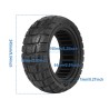 Pneu sólido favo 11 polegadas 90/65-6.5 para Dualtron Thunder, Kaabo e Zero Scooter  - 13 Compatível com jantes 90/65-6.5 de 11 