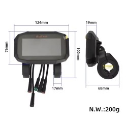 Dashboard displej pre elektrickú kolobežku Kukirin G2 Max  - 7 Kompatibilný s elektrickou kolobežkou Kukirin G2 Max, vždy skontr