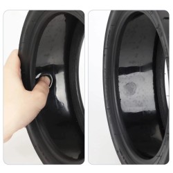 Pneu tubeless 80/55-7 avec gel anti-crevaison haute qualité - auto-réparant  - 6 Compatible avec les trottinettes électriques éq
