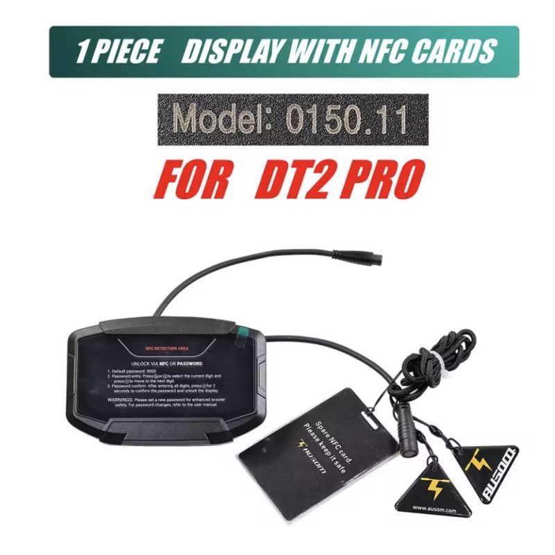 displej nebo ovládací panel pro koloběžku AUSOM DT2 PRO nebo podobnou - model 0150.11  - 1 Vhodný pro AUSOM DT2 PRO 52 V a díl 0