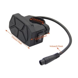 7-in-1 nupud toite, tulede, suunatulede ja režiimide jaoks: iScooter iX3, iX4, iX7 Pro, Smartgyro, Urban Glide või sarnane  - 1 