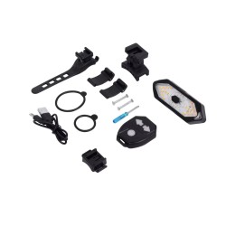 Kit de piscas traseiros para Segway Ninebot D18, D28, D38, F20, F25, F28, F30 e F40 Series ou similar  - 1 Desenvolvido para Seg