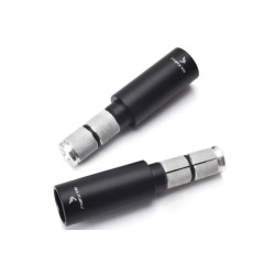 Extensores de aluminio para manillar bicicleta MTB o similar regulable de 30 a 40cm - compatible con manillar 22mm  - 2  