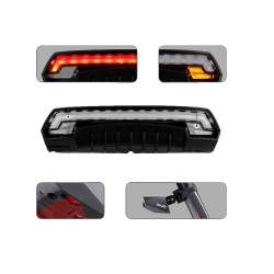 Мигаща светлина с индикатор за посока за скутери и велосипеди Wan - 2  