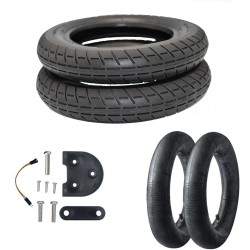 Kits rueda marca Emove de 10 púlgadas para Xiaomi PRO negro/rojo/blanco  - 2  