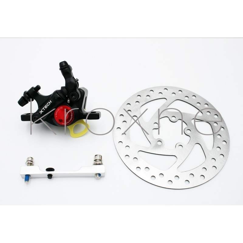 Komplett svart bromssats xTech för Xiaomi M365, 1S, Pro2 eller M365 Pro ZOOM xTech - 1 Zoom Xtech HB100 svart bromsinstallations