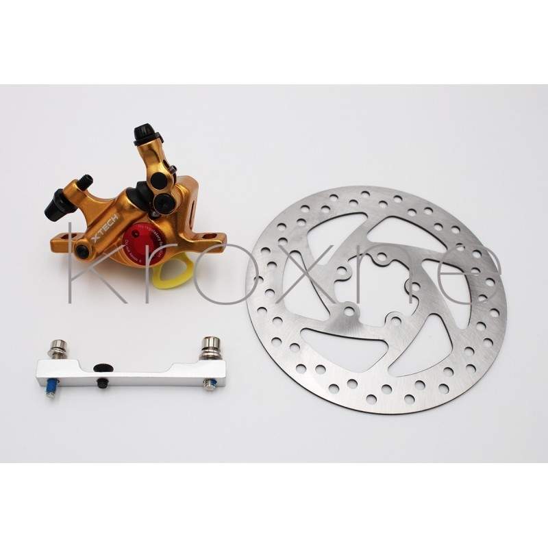 Polnyy komplekt tormozov Gold xTech dlya Xiaomi M365, 1S, Essential, Pro2 ili M365 Pro. ZOOM xTech - 4 Polnyy komplekt tormozov 