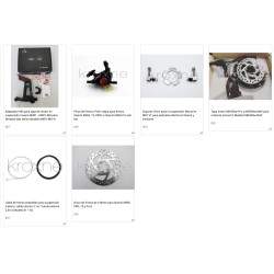 MXR1-MD Pacchetto kit freno V1 per MXR1 Monorim - 1 Migliora il tuo sistema di frenata aggiungendo un freno a disco al tuo motor