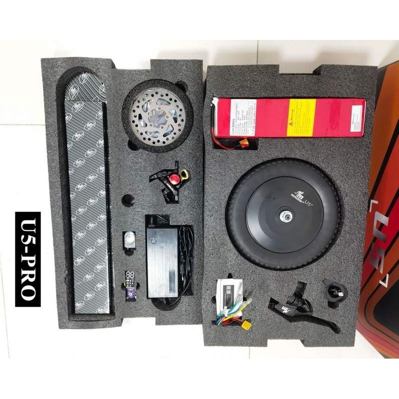 Kit de atualização DUAL52 AWD para PACK U5-Max 2.0 para scooters elétricos Ninebot Max - kit DUAL MOTOR Monorim - 31 Kit de atua