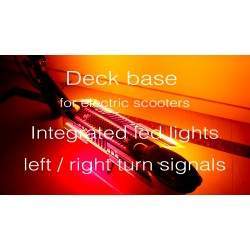 Monorim däck ALD WDL / bas för elskotrar med led-ljus och vänster/höger blinkers Monorim - 3 Sockel med led-ljus och vänster/hög