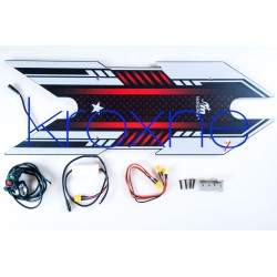 Plateau Monorim ALD WDL / base pour scooters électriques avec feux à led et clignotants gauche / droite Monorim - 1 Base avec lu