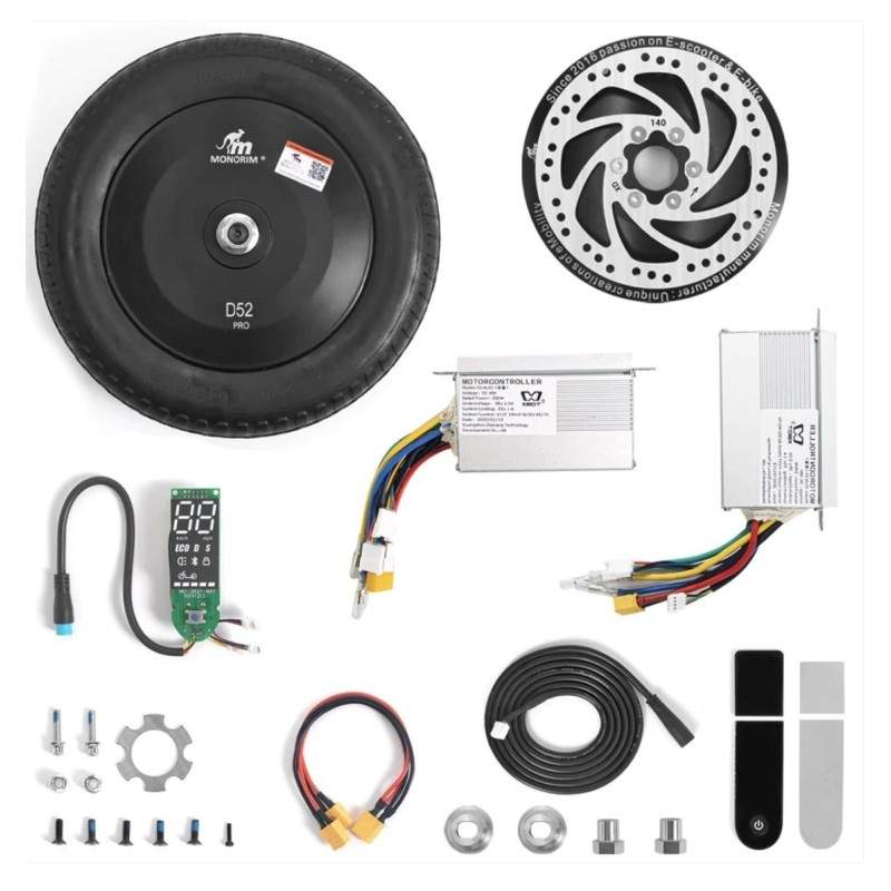 Kit de mise à niveau DUAL52 AWD pour PACK U5 2.0 pour scooters électriques Xiaomi - Kit DUAL MOTOR Monorim - 37 Kit de mise à ni