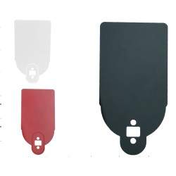 Ondersteuning om het licentienummer of een reflecterende sticker te installeren  - 1 Ondersteuning om het licentienummer of een 