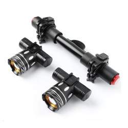 Dobbel LED-lysstang for Xiaomi elektrisk scooter med 1200mAh batteri  - 1 Dobbel LED-lysstang for Xiaomi elektrisk scooter med 1