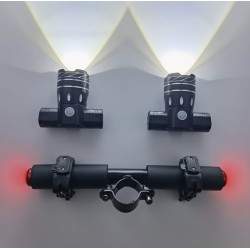 Dvojna LED lučka za električni skuter Xiaomi z baterijo 1200 mAh  - 3 Dvojna LED lučka za električni skuter Xiaomi z baterijo 12