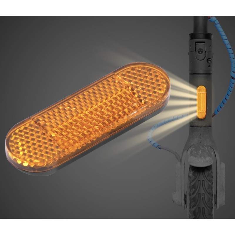 Predný plastový reflexný plastový kryt pre Xiaomi 1S, Pro 2, Mi Scooter 3 Xiaomi - 1 Predný plastový reflexný plastový kryt pre 